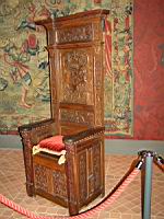 Blois, Chateau, Mobilier, Cathedre